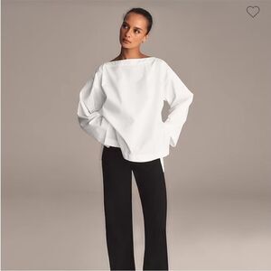 J Crew NWT Ciel Top in Cotton Poplin Size XS in White